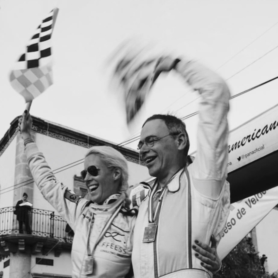 La Carrera Panamericana Team Feess Jaeger Porsche 356